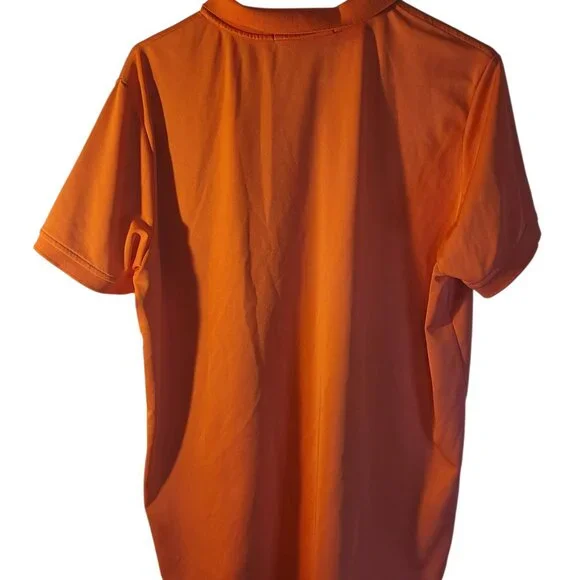 Men's Us Polo Assn Orange Polo Shirt Large - Picture 2 of 11